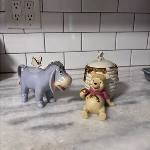 Collectable Lenox Sweetest Friendship Sugar and Creamer Set - Pooh and Eeyore
